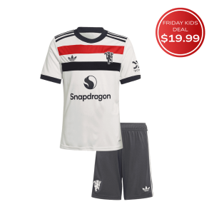 Kids Manchester United Custom Third Away Soccer Kits 2024/25