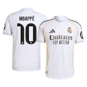 Real Madrid MBAPPÉ #10 Home Custom Player Version Soccer Jersey 2025/26