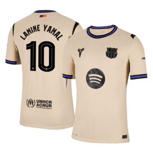 Barcelona LAMINE YAMAL #10 Away Custom Player Version Soccer Jersey 2025/26 - UCL