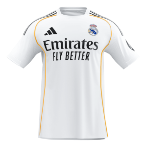 Real Madrid Soccer Jersey Home Custom Shirt 2025/26