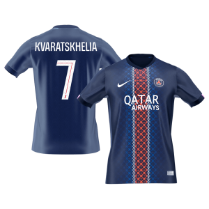 PSG Jersey KVARATSKHELIA #7 Soccer Jersey Home 2025/26