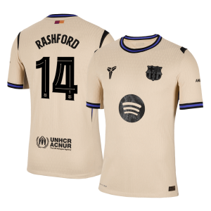 Barcelona RASHFORD #14 Away Custom Player Version Soccer Jersey 2025/26 - UCL