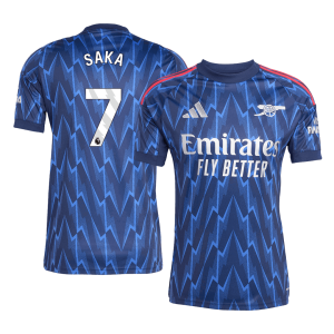 SAKA #7 Arsenal Soccer Jersey Away Custom Shirt 2025/26