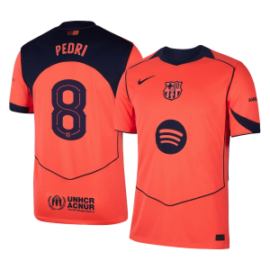PEDRI #8 Barcelona Soccer Jersey Third Away Custom Shirt 2025/26 - UCL