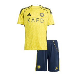 Kids Al Nassr Home Soccer Kits 2025/26