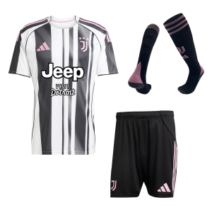 Juventus Home Custom Full Soccer Kit 2025/26