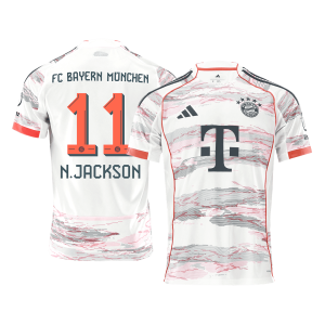 N.JACKSON #11 Bayern Munich Soccer Jersey Away Custom Shirt 2025/26