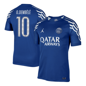 O.DEMBÉLÉ #10 PSG Soccer Jersey Fourth Away Custom Shirt 2024/25 - UCL