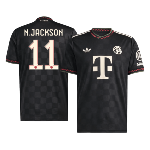 N.JACKSON #11 Bayern Munich Soccer Jersey Third Away Custom Shirt 2025/26