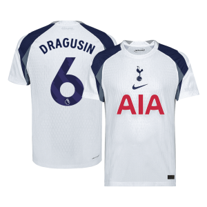 Tottenham Hotspur DRAGUSIN #6 Home Custom Player Version Soccer Jersey 2025/26