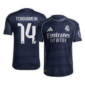Real Madrid TCHOUAMENI #14 Away Custom Player Version Soccer Jersey 2025/26