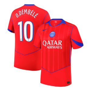 O.DEMBÉLÉ #10 PSG Soccer Jersey Third Away Custom Shirt 2025/26
